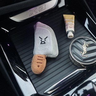 毛绒小刀汽车钥匙保护套奔驰宝马钥匙收纳挂件可爱大容量奥迪通用