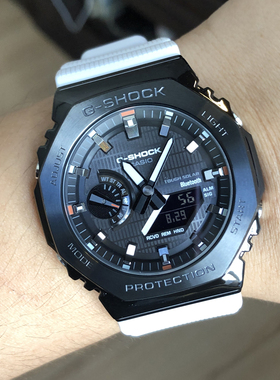 卡西欧 GBM-2100B-7A/A-1A3/B-4A/1A/1A2光能蓝牙电子男女腕手表