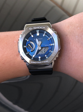 卡西欧GBM-2100A-2B/1A/B-3A/4A/A-1A2/8B光能蓝牙电子男女腕手表