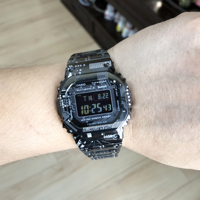 卡西欧 GMW-B5000TCC-1/BPC-1/D/GD-9/SS-2 电波小方块男手表防水