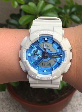 卡西欧手表GA-110AS-5A/110CD/110TL/HD/SS/TLS电子防水男士腕表