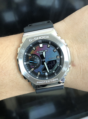 卡西欧GBM/GM-2100RW-1A/B-3A/4A/1A/5600光能蓝牙电子男女腕手表