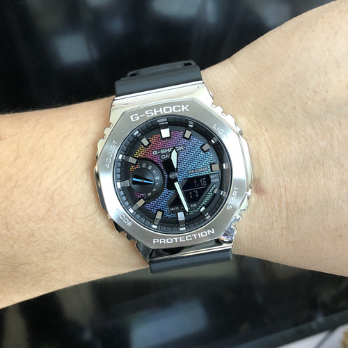 卡西欧GBM/GM-2100RW-1A/B-3A/4A/1A/5600光能蓝牙电子男女腕手表