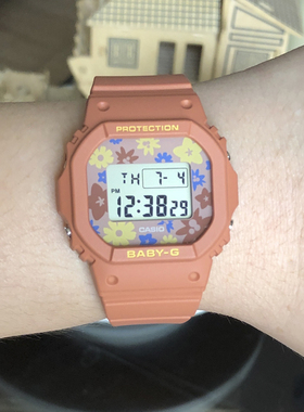 卡西欧手表BABY-G BGD-565RP-4/570BC-3/4/GS-1电子运动女士腕表
