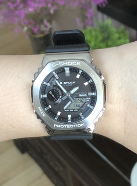 卡西欧GM/GBM-2100-1A/B-3A/4A/A-1A2/1A3光能蓝牙电子男女腕手表