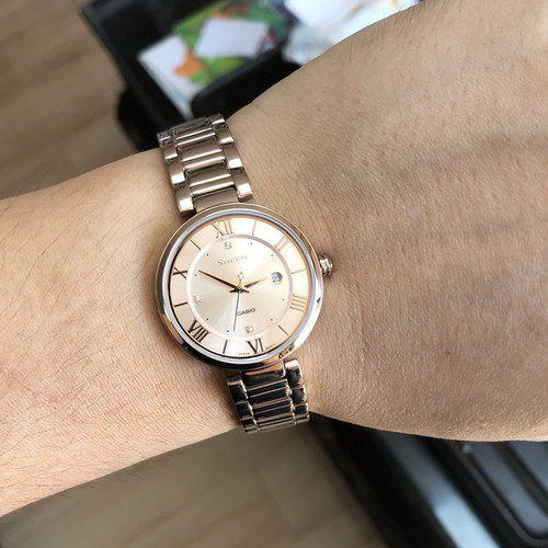 卡西欧手表 SHE-4529CG-4A/4540G-9A/PG/D/CGM/4539 石英女士腕表