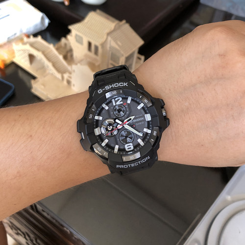 卡西欧手表太阳能航空防水蓝牙石英运动男表 GR-B300-1A/1A4/8A2