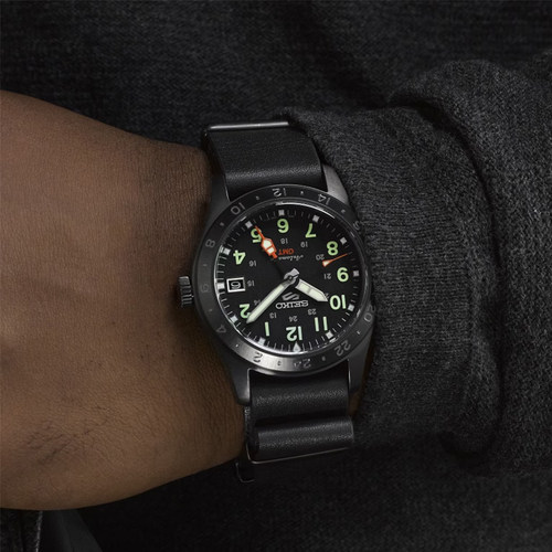 精工手表4R34机芯GMT两地时自动机械男表 SSK025K1/003/023/013K1