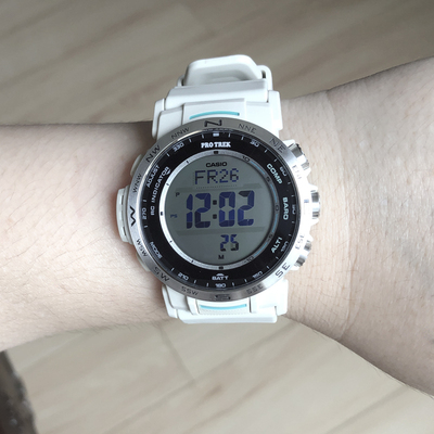 卡西欧PROTREK PRW-35-7/5/Y-2/3400Y-5/3100Y太阳能电波登山男表