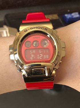 卡西欧G-SHOCK GM-6900CX-4/B-4/1/SG-9金属表壳防水电子男腕手表