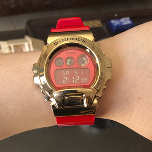 卡西欧G-SHOCK GM-6900CX-4/B-4/1/SG-9金属表壳防水电子男腕手表