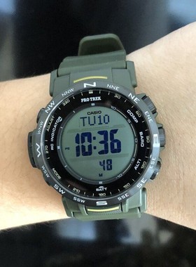 卡西欧PROTREK PRW-35/GW-9500/Y-2/3400Y-5太阳能电波登山男表