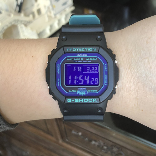 卡西欧G-SHOCK电波蓝牙防水男手表 GW-B5600BL-1/BC-1B/HR/SL-4/5