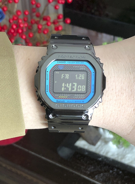 卡西欧蓝牙 GMW-B5000BPC-1/GM-B2100/GD/PC电波小方块男手表防水
