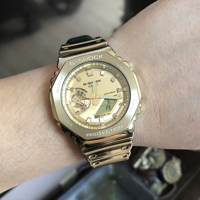 卡西欧GBM/GM-2100YMG-9A9/3A/S2100PG/A-1A2/4电子运动男手表