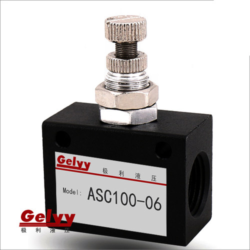 ASC200单向节流阀ASC100-06ASC200-08ASC300-10/15亚德客型手调阀