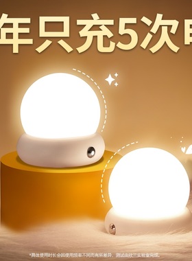 小夜灯充电卧室床头睡眠夜间婴儿喂奶护眼儿童房夜晚台灯2026新款