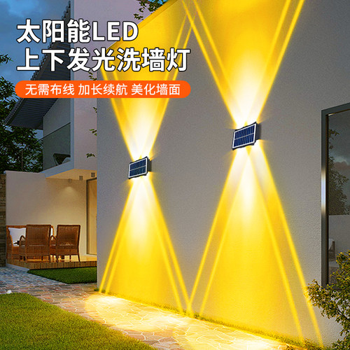 【太阳能】户外洗墙灯