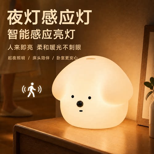 桌面壁挂两用感应夜灯