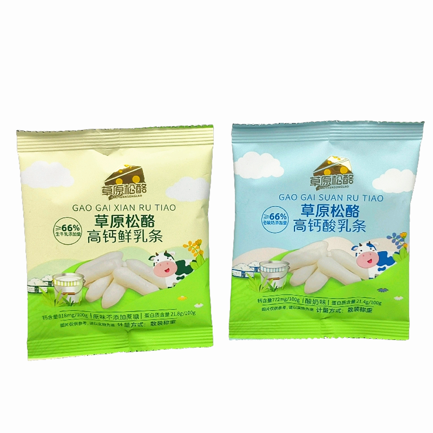 草原松酪高钙鲜乳条酸乳条原味图片