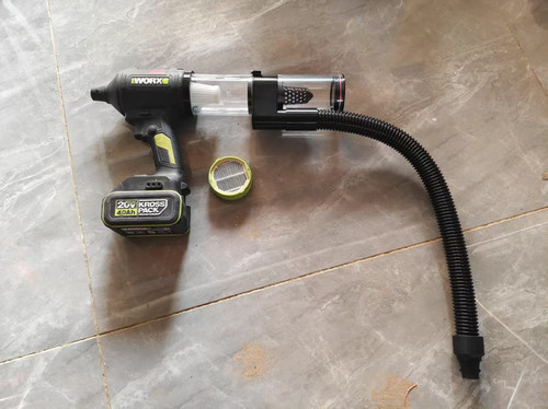 威克士wu093配件 吸力大带旋风粉尘分离积尘功能 吹尘枪吸尘套件