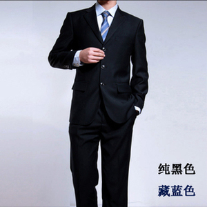 西服套装男职业装面试休闲婚礼西装男修身商务正装中年上班加大码
