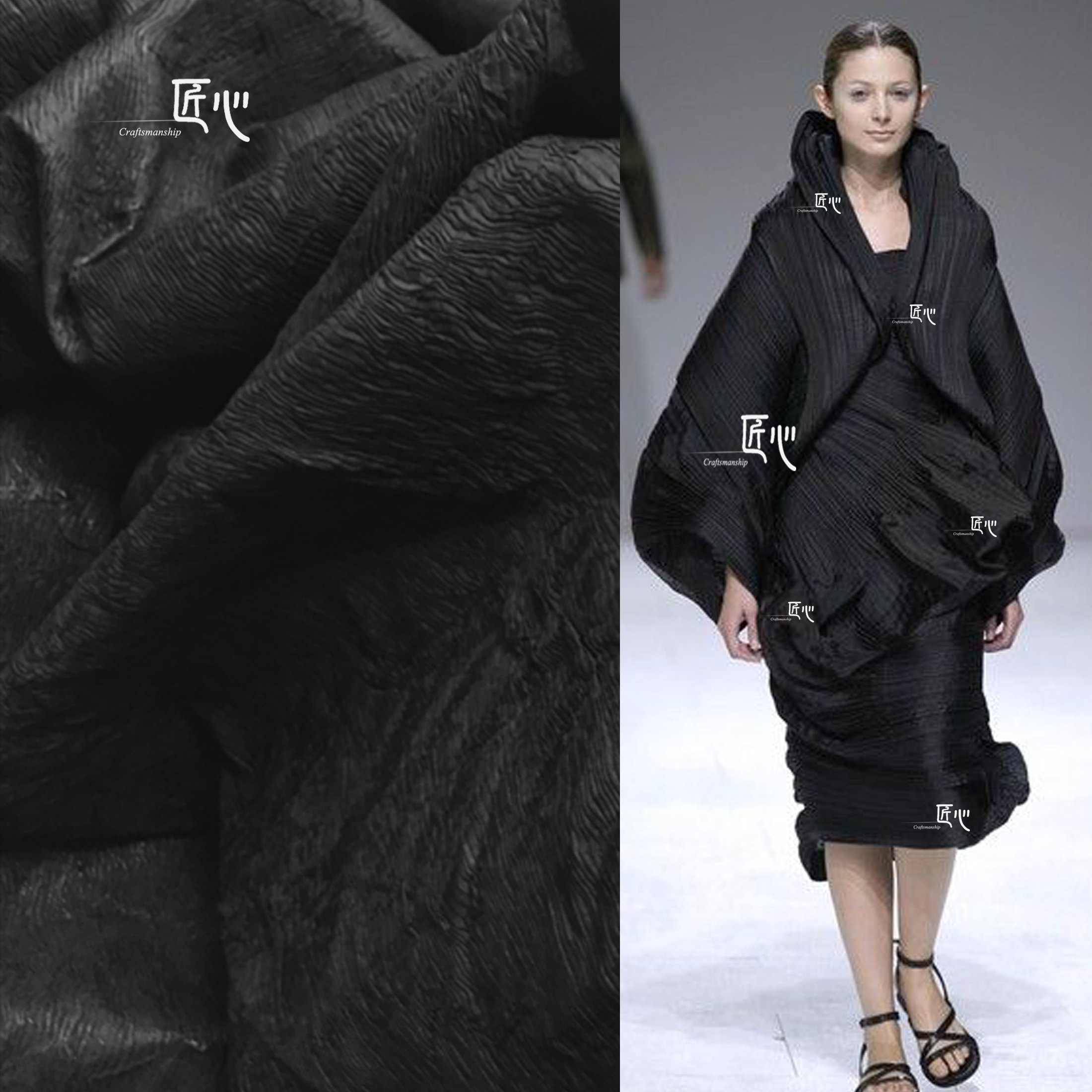 Toothpick reunite with double-deck Skin texture Crisp Retro Crimp Art Fashion Designer Fabric clothing Stiffnessin the Home Fabric , Cloth/Fabric/Manual diy Cloth fabric  category - from Buy2taobao.com to provide professional Taobao agent buy service