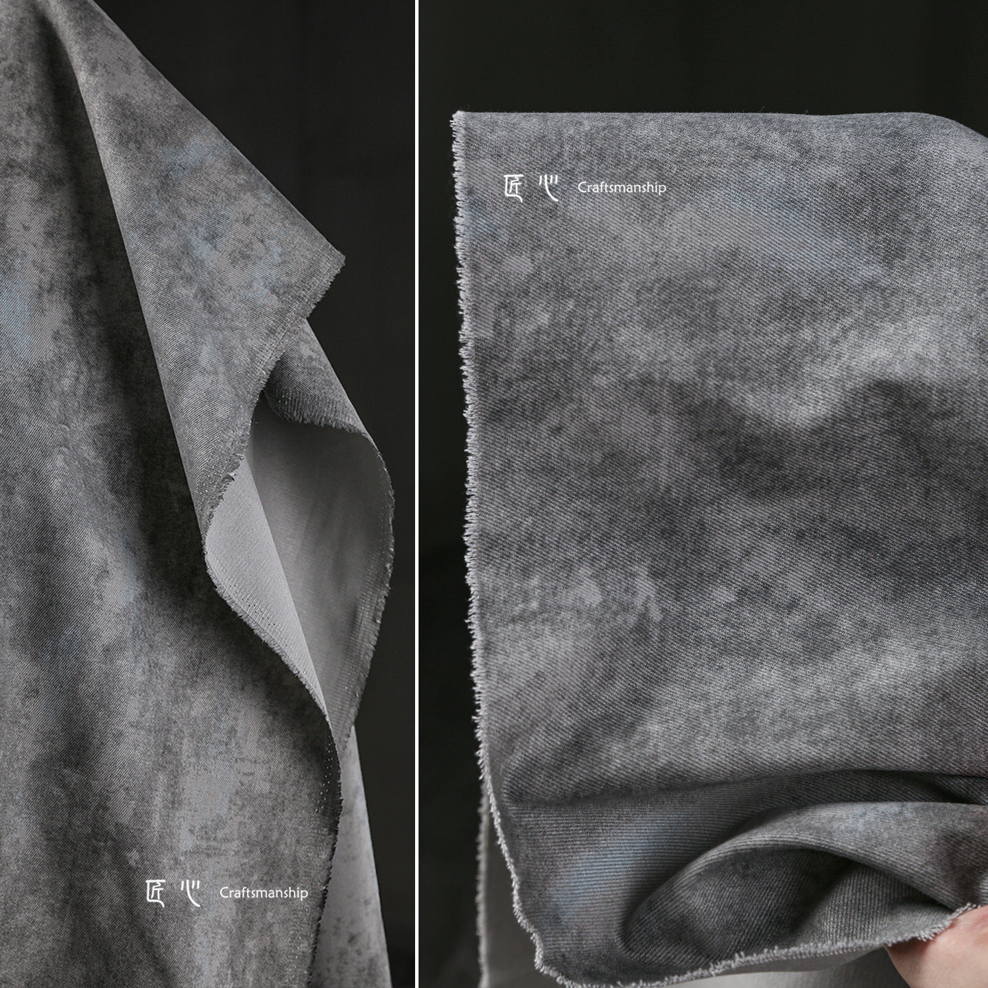 深灰斑驳水泥灰做旧牛津牛仔布料 复古创意再造diy服装设计师面料,居家布艺,海绵垫/布料/面料/手工diy,淘宝优惠券,粉丝福利购,淘宝优惠卷