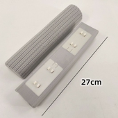 包邮 27cm挤吸水一级海绵胶拖头配件家用 胶棉拖把头替换装 对折式