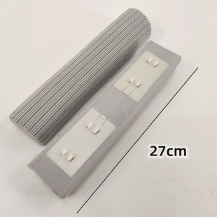对折式 包邮 27cm挤吸水一级海绵胶拖头配件家用 胶棉拖把头替换装