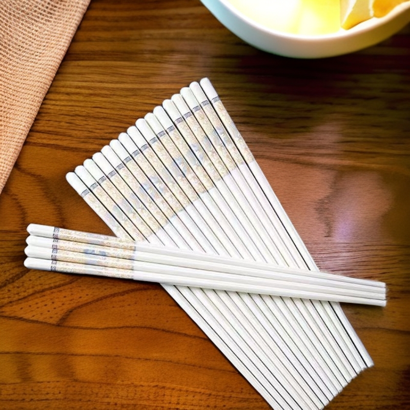 时光漫步健康陶瓷筷子防滑防霉抗菌家用瓷筷骨瓷易清洗耐高温餐具,餐饮具,叉/勺/筷套装,淘宝优惠券,粉丝福利购,淘宝优惠卷