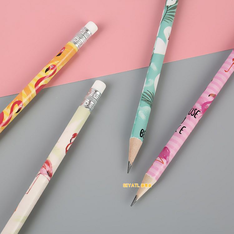 SEYATL文具儿童卡通玲珑猫六角木