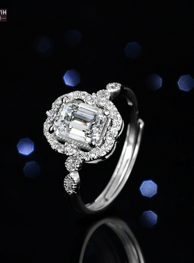 ECETOWIH新款天然蓝托帕石莫桑