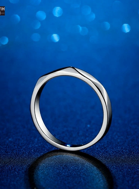 ECETOWIH新款莫桑石男一克拉陵