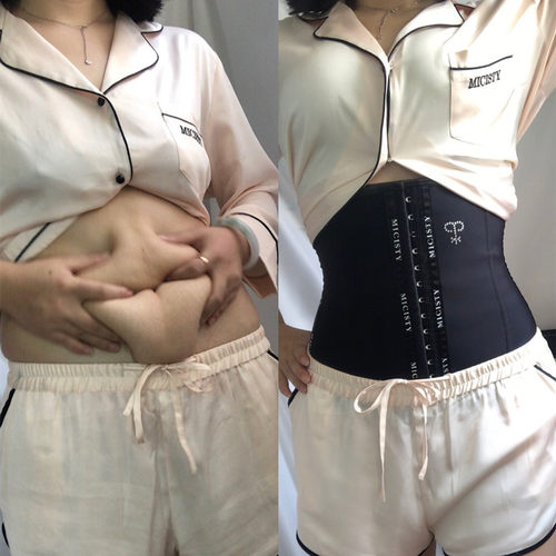 天然乳胶束腰带塑身衣腰封束腹神器产后健身美体收腹带塑身腰腹带