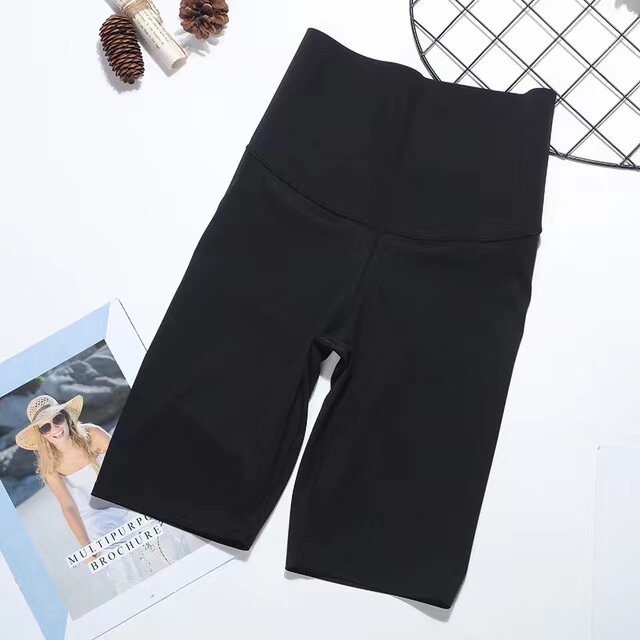 夏季外穿女运动紧身短裤打底裤提臀芭比裤健身瑜伽骑行五分裤塑身