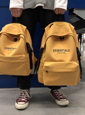 美国潮牌联名ESSENTIALS背包男双肩包女经典大容量书包欧美风FOG