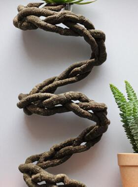 PVC仿真树藤 假藤蔓植物吊顶装饰枯藤条造景爬宠箱寄居蟹攀爬藤条