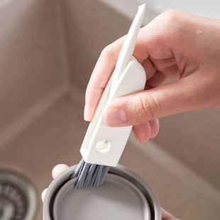厨房清洗杯盖清洁刷壶嘴细口缝隙刷保温杯盖奶瓶刷子水杯瓶盖刷子