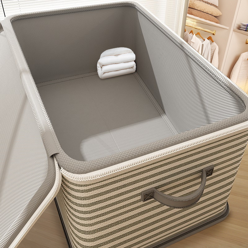 衣服收纳箱家用大容量收纳箱带盖衣柜装衣物玩具整理可折叠收纳箱