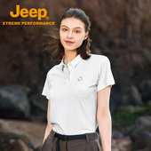 休闲时尚 polo衫 T恤P520899007 短袖 Jeep吉普户外女式