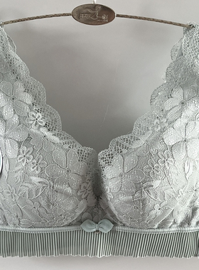 玉姿一族正品内衣女7769加厚B杯无钢圈小胸聚拢背心款蕾丝文胸罩