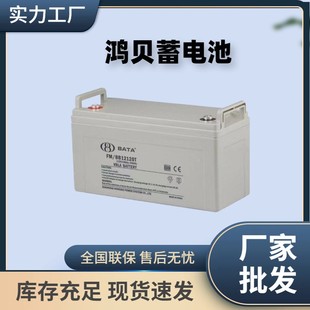 BATA鸿贝蓄电池12v38ah免维护BB1238T机房应急UPSEPS电源储能备用