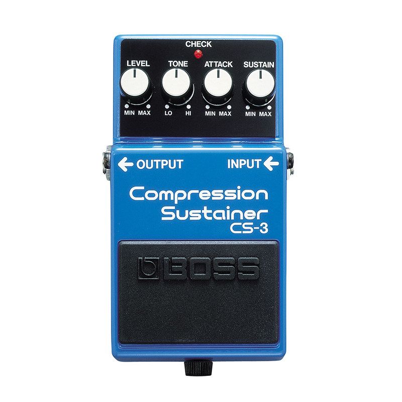 BOSS CS-3  CS3 电吉他贝斯高动态增强延音 压缩单块效果器