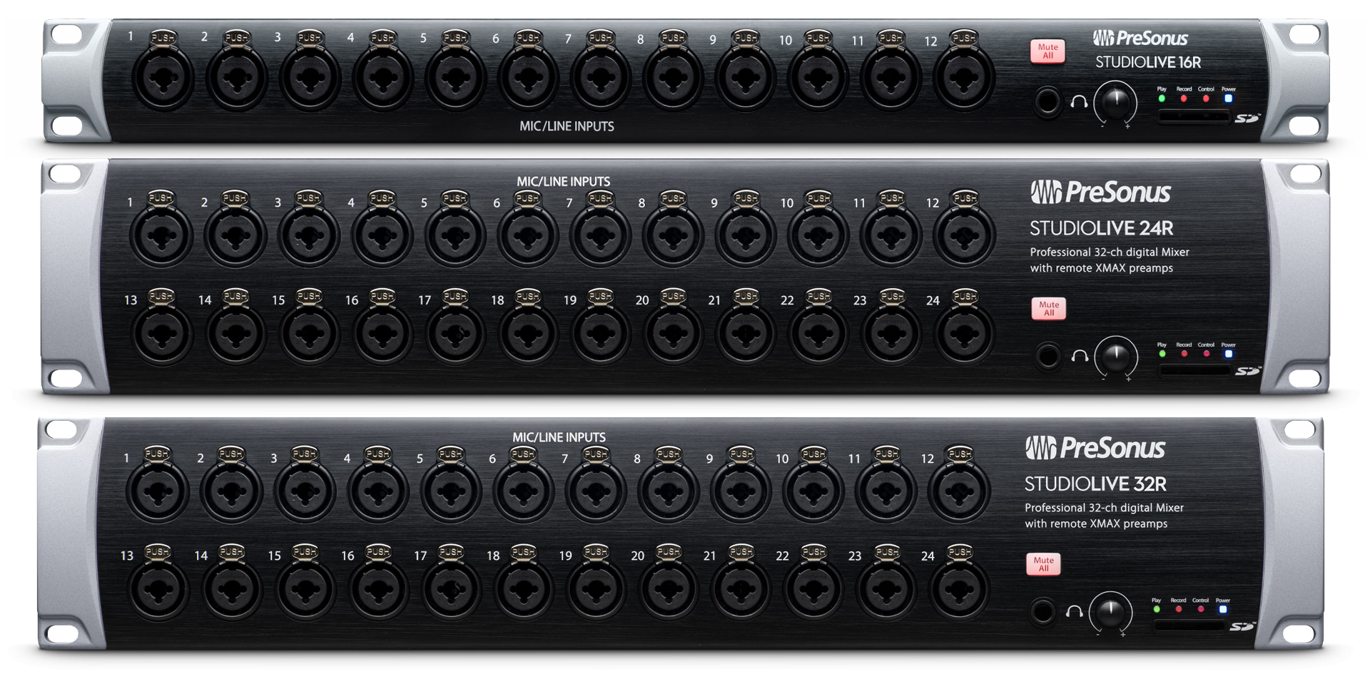 Presonus StudioLive 16R/24R/32R 路机架式 数字调音台 正品行货