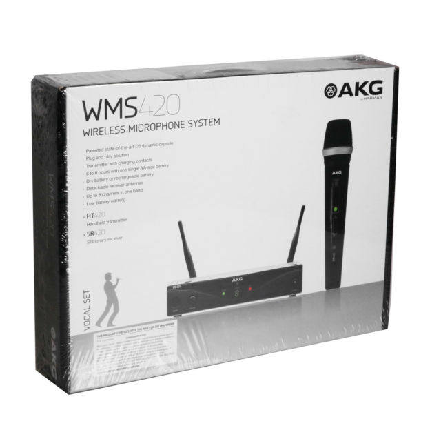 AKG/爱科技 WMS 420 无线乐器/人声手持/头戴/领夹麦克风无线话筒