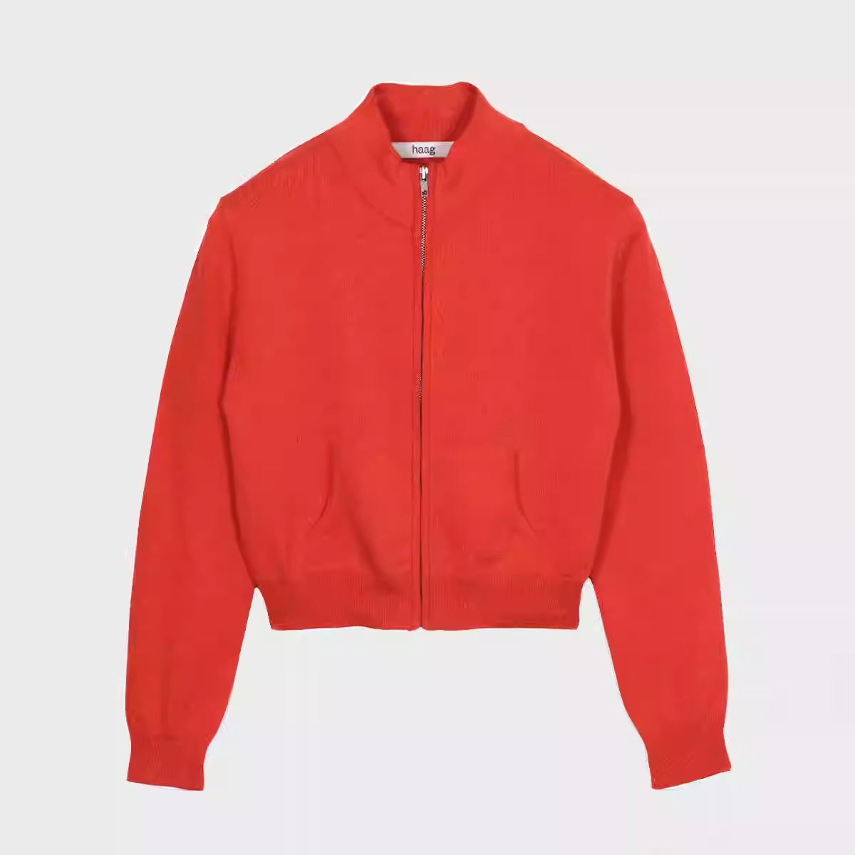 韩国haag高领棉拉链柔软舒适外套