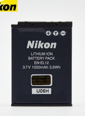 尼康 EN-EL12 电池 P330/A1000/A900/AW130s B600 W300 原装 电池