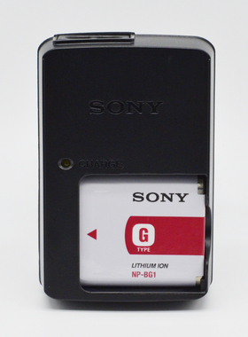 索尼H55 H70 HX5C HX7 HX9 HX30 WX10 W300相机 原装NP-BG1充电器