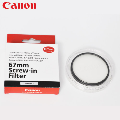 佳能 67mm 多层镀膜保护镜 UV 滤镜 EF35 f2 100F2.8 18-135mm 用